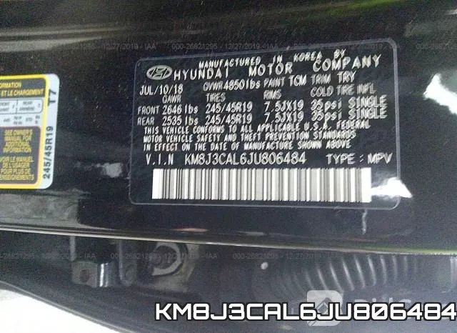 KM8J3CAL6JU806484 фото 10