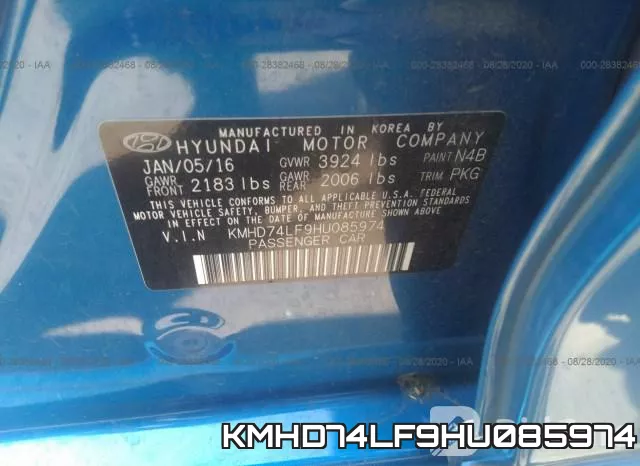 KMHD74LF9HU085974 фото 10