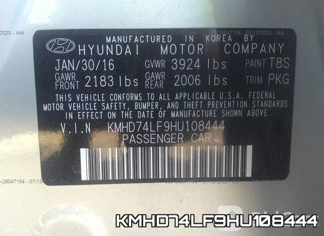 KMHD74LF9HU108444 фото 10