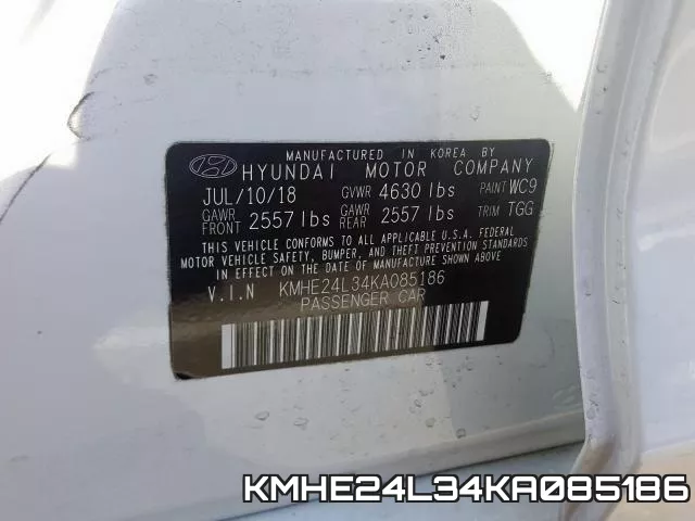 KMHE24L34KA085186 фото 2