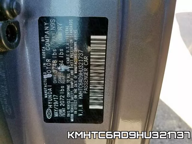 KMHTC6AD9HU321737 фото 2