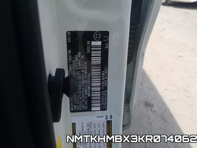 NMTKHMBX3KR074062 фото 2