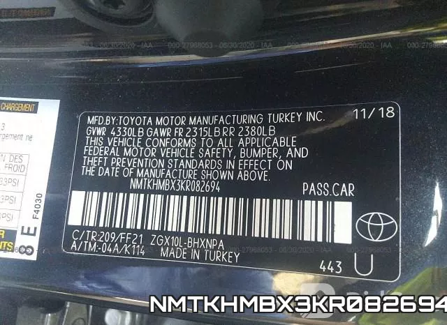 NMTKHMBX3KR082694 фото 10