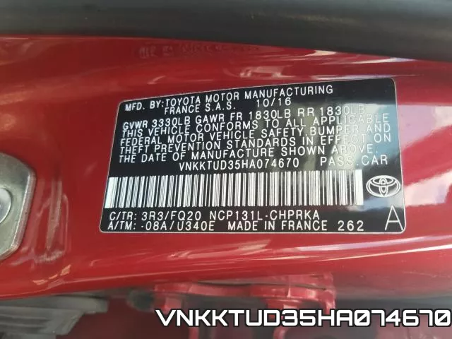 VNKKTUD35HA074670 фото 2