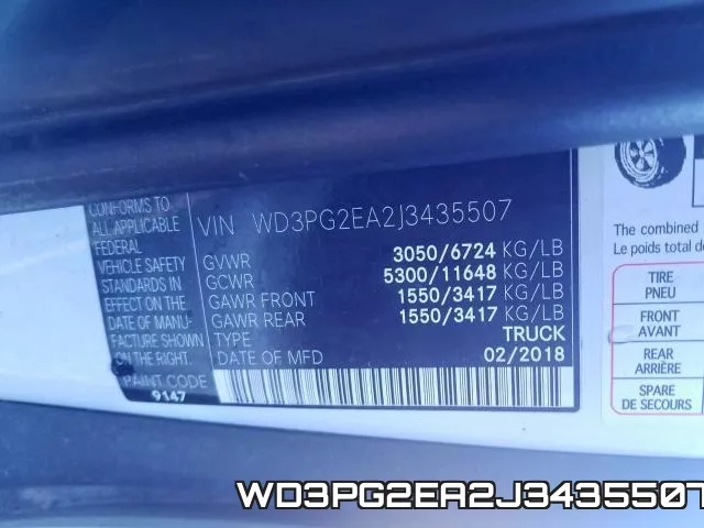 WD3PG2EA2J3435507 фото 2