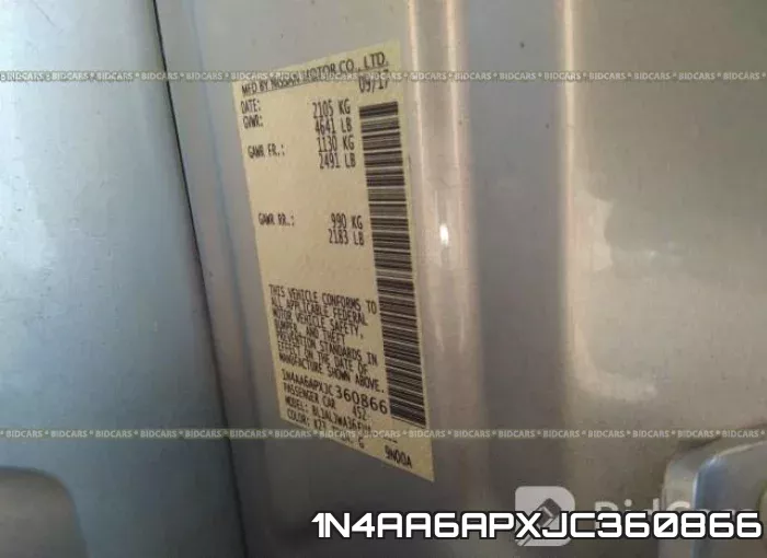 1N4AA6APXJC360866 фото 10