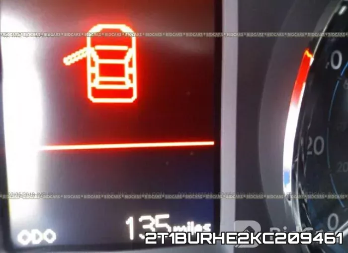 2T1BURHE2KC209461 фото 8