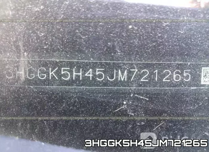 3HGGK5H45JM721265 фото 10