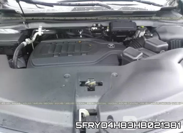 5FRYD4H83HB021381 фото 2