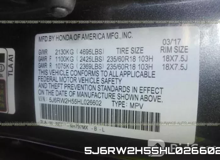 5J6RW2H55HL026602 фото 10