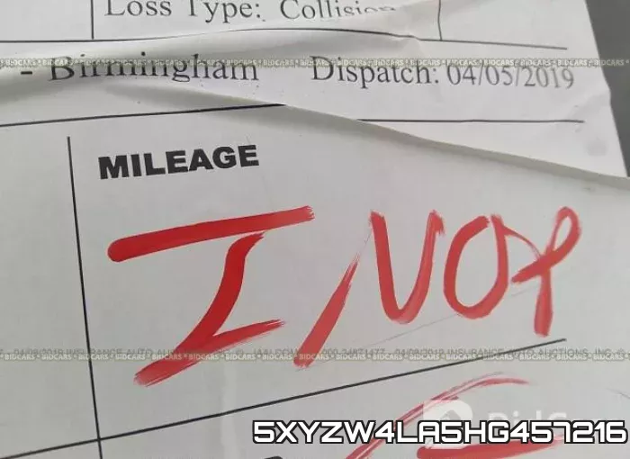 5XYZW4LA5HG457216 фото 8