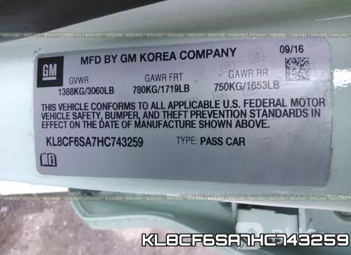 KL8CF6SA7HC743259 фото 10