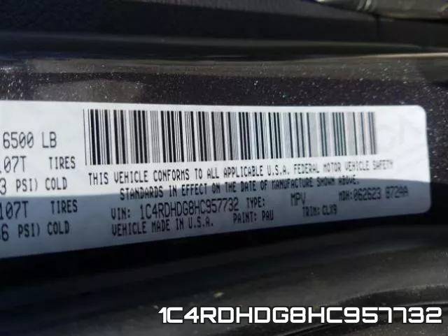1C4RDHDG8HC957732 фото 2