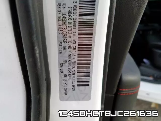 1C4SDHCT8JC261636 фото 2