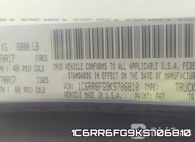 1C6RR6FG9KS706810 фото 10