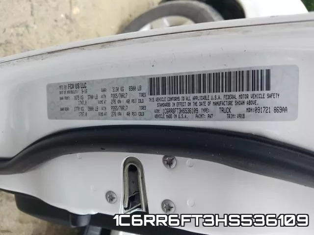 1C6RR6FT3HS536109 фото 2
