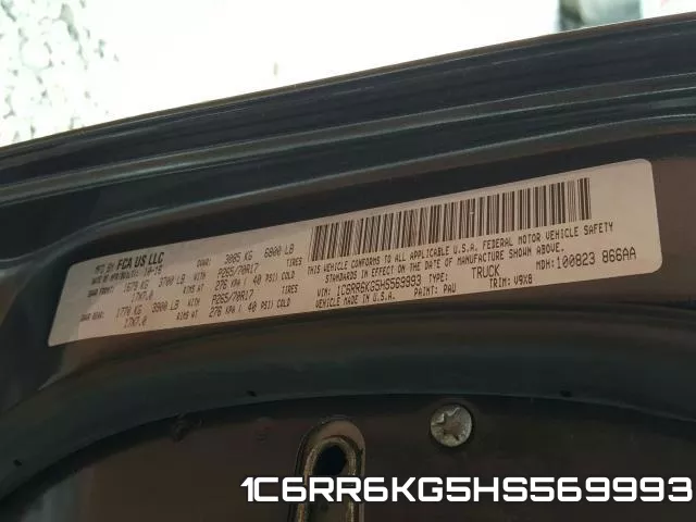 1C6RR6KG5HS569993 фото 2