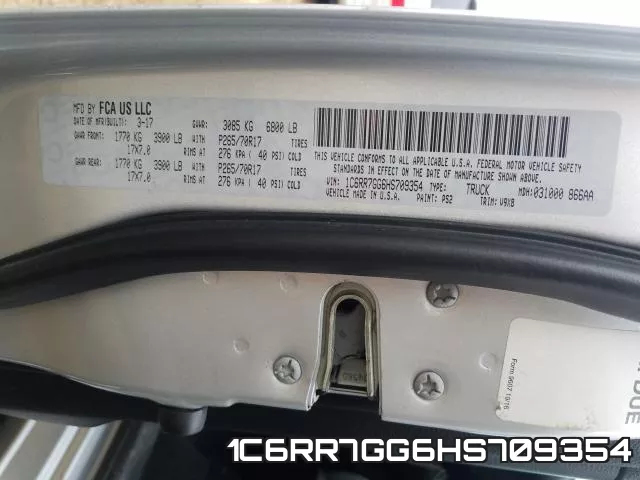 1C6RR7GG6HS709354 фото 2