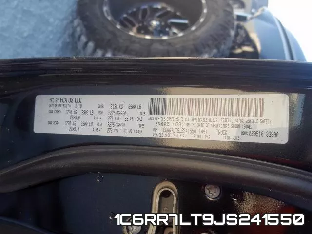 1C6RR7LT9JS241550 фото 2
