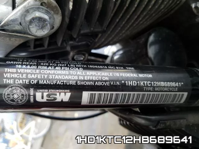 1HD1KTC12HB689641 фото 2