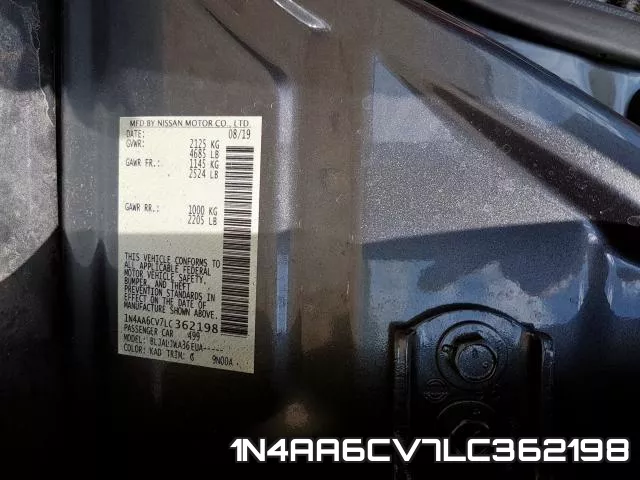 1N4AA6CV7LC362198 фото 2