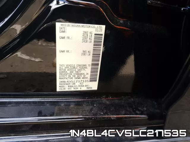 1N4BL4CV5LC217535 фото 2
