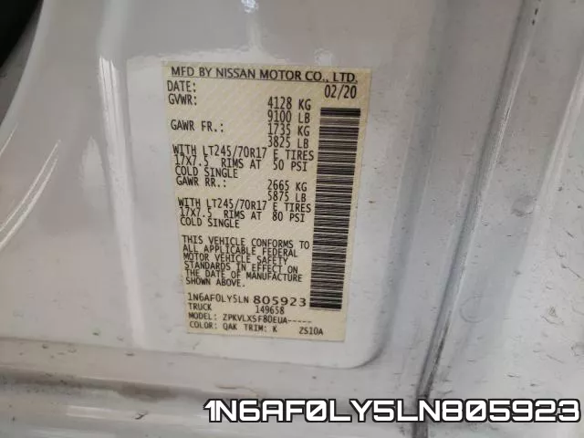 1N6AF0LY5LN805923 фото 2