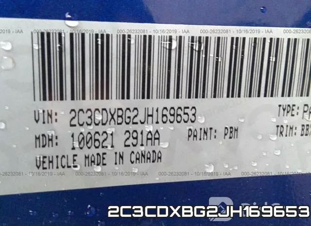 2C3CDXBG2JH169653 фото 10