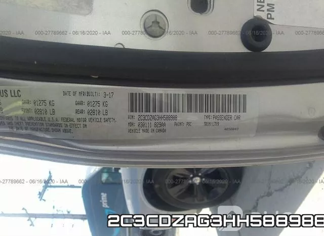 2C3CDZAG3HH588988 фото 10