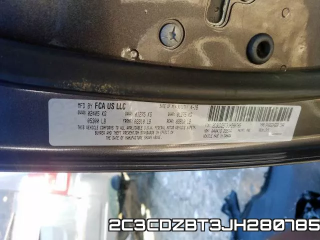 2C3CDZBT3JH280785 фото 2