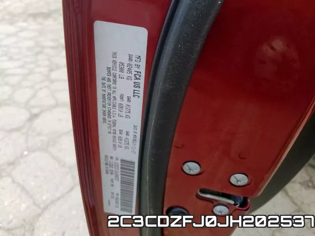 2C3CDZFJ0JH202537 фото 2