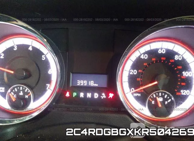 2C4RDGBGXKR504269 фото 8