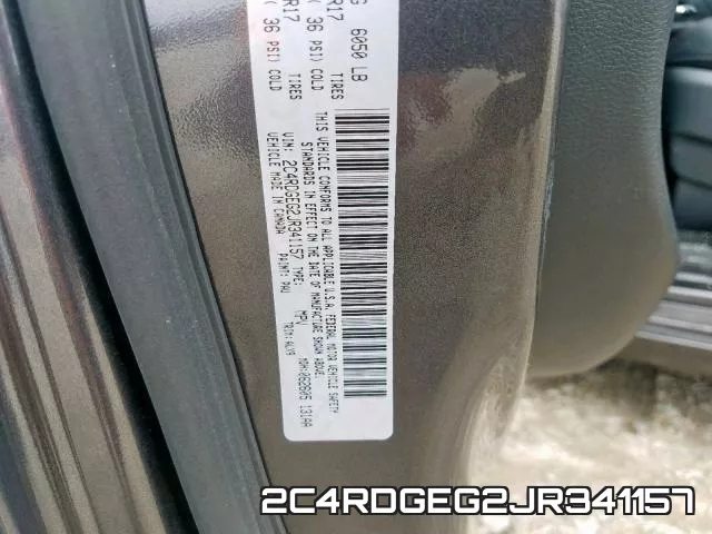 2C4RDGEG2JR341157 фото 2