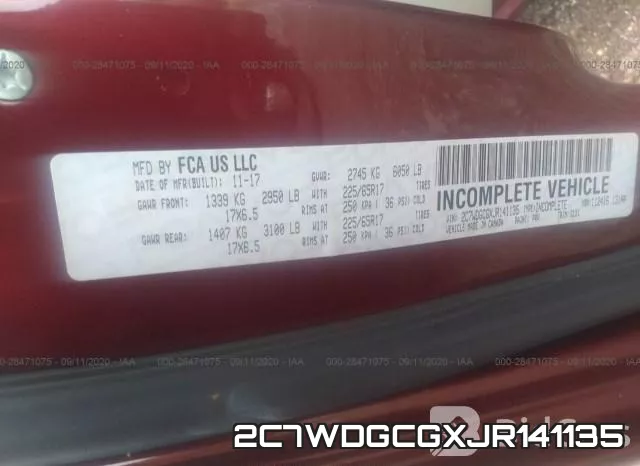 2C7WDGCGXJR141135 фото 10