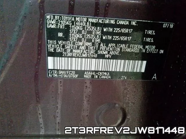 2T3RFREV2JW817448 фото 2