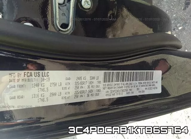 3C4PDCAB1KT865764 фото 10