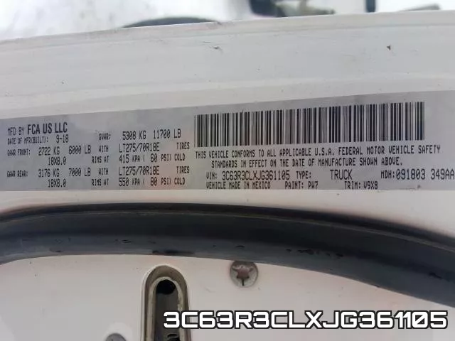 3C63R3CLXJG361105 фото 2