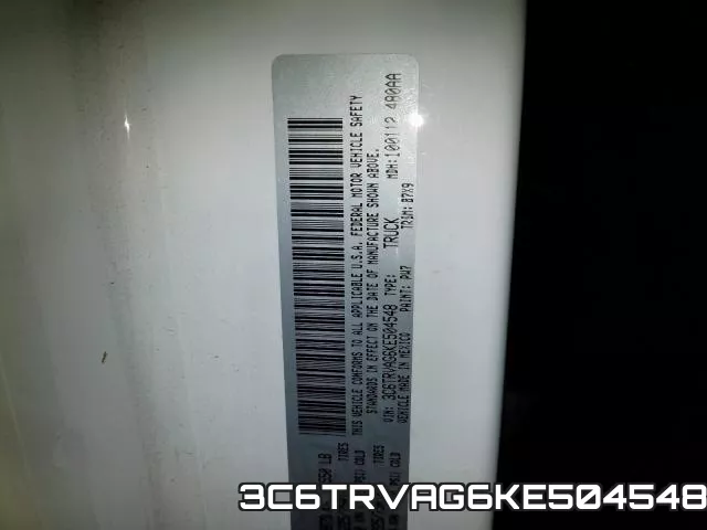 3C6TRVAG6KE504548 фото 2