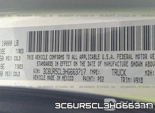 3C6UR5CL3HG663717 фото 10