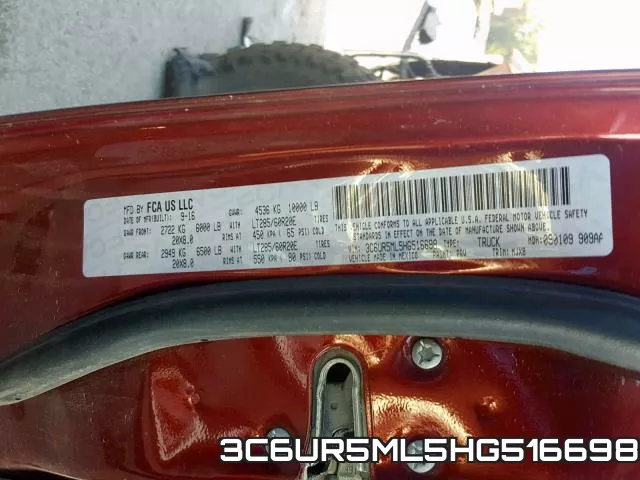 3C6UR5ML5HG516698 фото 2