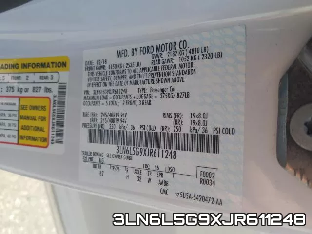 3LN6L5G9XJR611248 фото 2