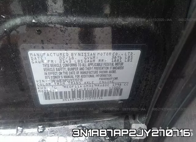 3N1AB7AP2JY270716 фото 10