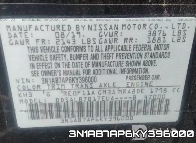 3N1AB7AP6KY396000 фото 10
