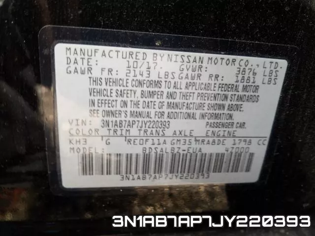 3N1AB7AP7JY220393 фото 2