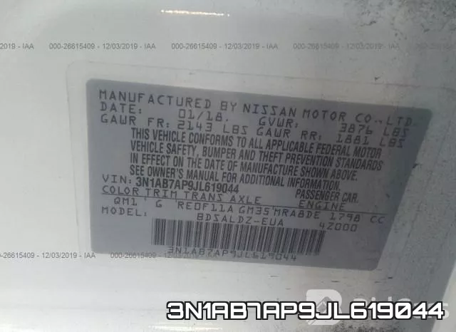 3N1AB7AP9JL619044 фото 10