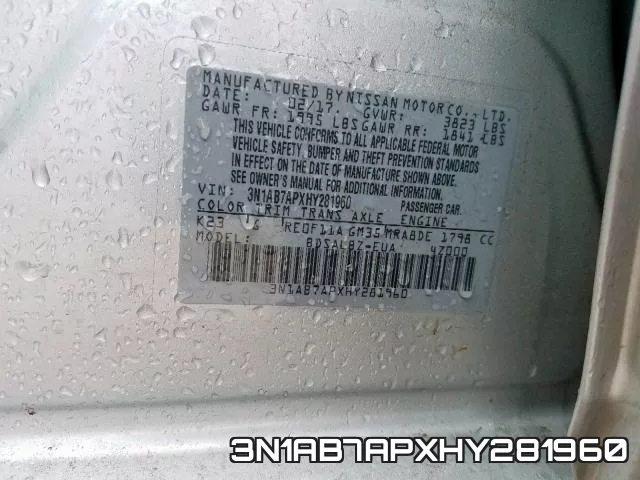 3N1AB7APXHY281960 фото 2