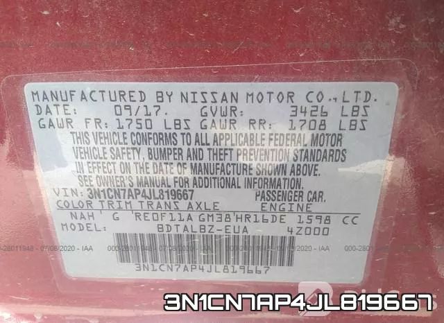 3N1CN7AP4JL819667 фото 10