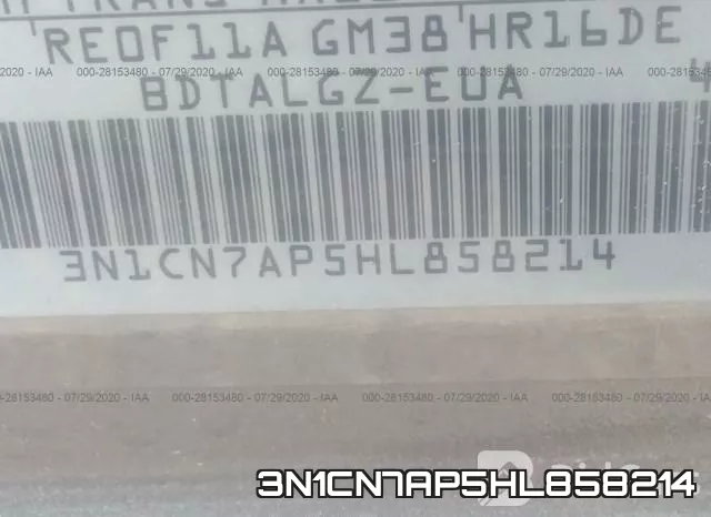 3N1CN7AP5HL858214 фото 10