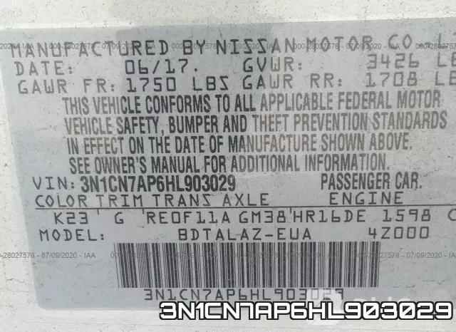 3N1CN7AP6HL903029 фото 10