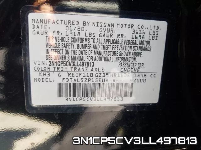 3N1CP5CV3LL497813 фото 2
